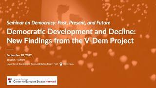 Democratic Development and Decline: New Findings from the V-Dem Project