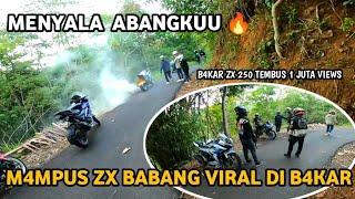 MOTOR ZX BABANG VIRAL DI B4K4R , MEM3NYAL4 ABANGKU 