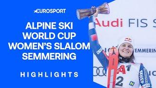 Ski Sensation Zrinka Ljutic's first World Cup Win  | FIS Alpine Ski World Cup 2024/25 Highlights