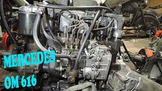 Сборка двигателя MERCEDES OM 616| T1 W123 MB 100 | Old Diesel Engine repair| OM 615 617