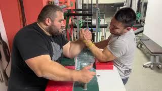 Armwrestling Practice w. the European Champion - Georgi Tsvetkov | Golemanov, Pantaleev, Gospodinov