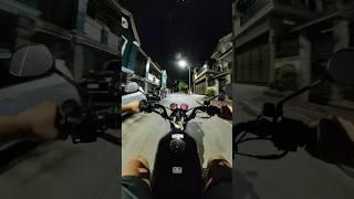 Night ride with TMX125 Scrambler build #youtubeshorts #shorts #honda #tmx125 #motorcycle #motovlog