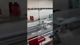 Collar knitting machine customer in South Americ - Máquina Tejedora/capellada