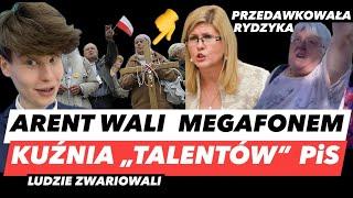 ARENT WALCZY MEGAFONEM – ZACIĄG MĘDRCÓW DO PiS️SENIORKA UZALEŻNIONA OD TV TRWAM I PIOSENKA CZARNKA