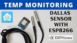 Monitor Equipment Temps with the Dallas Temp Sensors, ESPHome, Home Assistant and Grafana