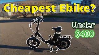 The Cheapest Ebike On Amazon? - QLife Folding Ebike Review