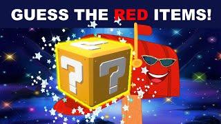 What's in the Magic Mailbox?! Things that are red! [Can you guess what's in the Magic Mailbox?]