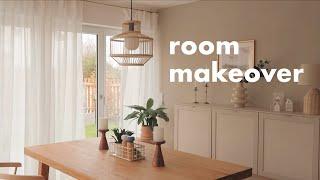 Dining room makeover + Ikea besta hack | How to design a room from start to finish