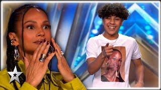 Young Dancer CHARMS Britain's Got Talent Judge Alesha Dixon!