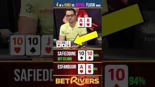 Pro Needs a ROYAL Flush vs. QUADS