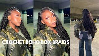 CROCHET BOHO BOX BRAIDS | Eayon Hair x Michelle Gabrielle