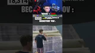 i CLIPPED Becksters! GG   #shortslive #fortnite #gaming