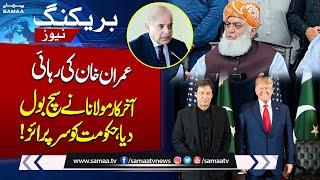 Maulana Fazal ur Rehman Speaks Truth About Imran Khan's Release | Breaking News