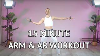 15 Minute Arm and Ab Workout