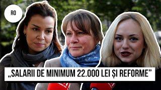 „Salarii de minimum 22.000 lei și reforme”. Ce așteptări au chișinăuienii de la Maia Sandu?