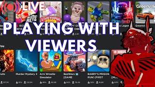 Playing Roblox GAMES With Viewers! (New UGC LIMITED At 3K Subs!) 