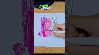 Draw Poison Among Us Step by Step #shortsfeed #short #drawingtutorial #art #amongus #stepbystep