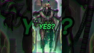 Sometimes Necrons Respect Humanity