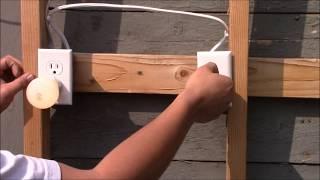 How to wire an outlet to a switch (half hot receptacle)