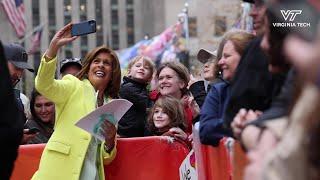 Hoda Kotb '86 reflects on her Virginia Tech experience