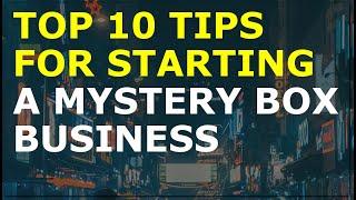 How to Start a Mystery Box Business | Free Mystery Box Business Plan Template Included