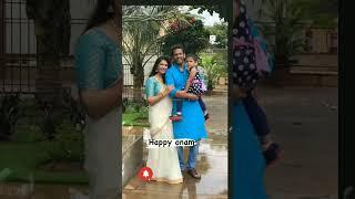 Actress Sanghavi Onam celebration || cute couple || Sweet memories