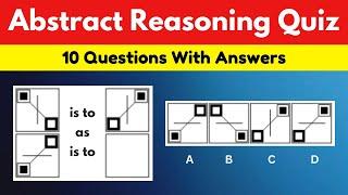 Abstract Reasoning Test (Quiz) | Questions with Answers | Test Your Skills Now!