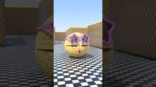 Plastic Robot Pacman vs Sponge #Shorts