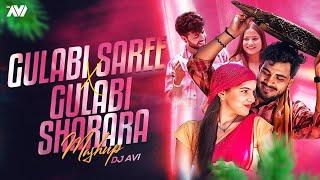 Gulabi Saree X Gulabi Sharara | Tapori Mashup | Dj Avi | Sukhen Visual | Sanju Rathod | Inder Arya