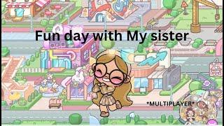 fun sister day *isa joined*/Jugando con mi hermana *isa se unio*