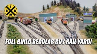 110: Building My AWESOME Rail Yard Beginning To End!