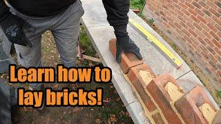 Bricklaying - Learn How To Lay To a Line!