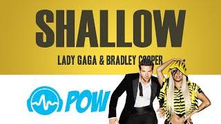 LADY GAGA - Shallow (lyrics HD 4K) & Bradley Cooper 'POW Lyric Video'