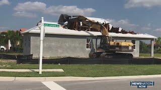 Builder demolishes Florida house after building too close to neighbor