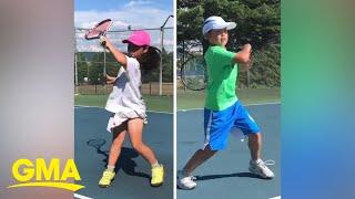 This brother-sister could be the future of pro tennis l GMA Digital