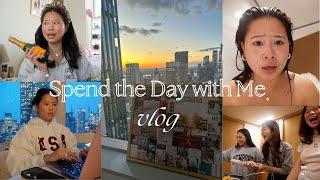 spend 24 hrs with me (shopping, girls cooking night, vision boards etc.)