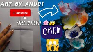How to make paper flowers 🩷 Paper Craft | Home Decor Crafts