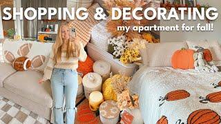 DECORATING FOR FALL ️ shop with me, huge haul, cute fall decor, apartment tour | Charlotte Pratt