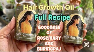 Hair Growth Oil  || Herbal Hair Oil Making At Home