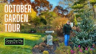 October Garden Tour  Peak Fall Color in Our Zone 5b/6a Upstate New York Garden 