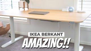 IKEA STANDING DESK (BERKANT) - FULL REVIEW 2024