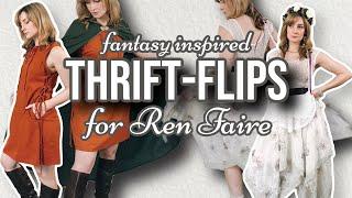 THRIFT FLIPS for Ren Faire| 2 fantasy inspired sewing projects