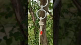 Knots For ring / Simple rope knot #camping #rope