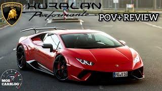 294km/H! Lamborghini Huracan Performante Review + POV /Crazy sound! / By Moscarblog