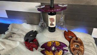 DIY Shou Sugi Ban Wine Displays (Great Last Minute Gift Idea!) Oh...and Batman!