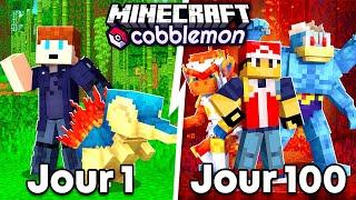 100 JOURS sur Le Meilleur Mod Pokemon Minecraft ! (Cobblemon)