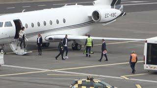 CRISTIANO RONALDO GULFSTREAM LANDING AT MADEIRA To Visit his Mum At The Hospital 03.03.2020