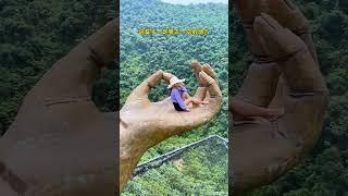 Bungee Jumping With Rope In Beautiful Place:Asmr Bungee Jumping#funny#beauty#travel