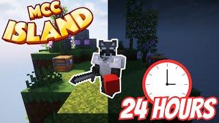 Playing Minecraft Sky Battle for 24 HOURS Straight