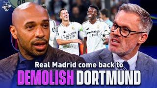 Thierry Henry & Jamie Carragher react to Real Madrid's Dortmund demolition | UCL Today | CBS Sports